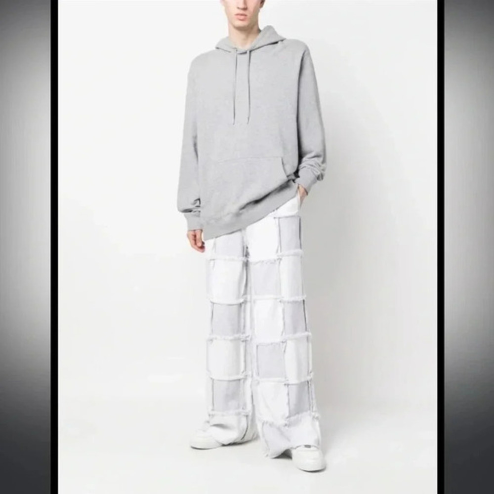 marcelo burlon county of milan CROSS INSIDE OUT SWEATPANTS y2k style oversized